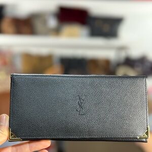 YSL Black Wallet